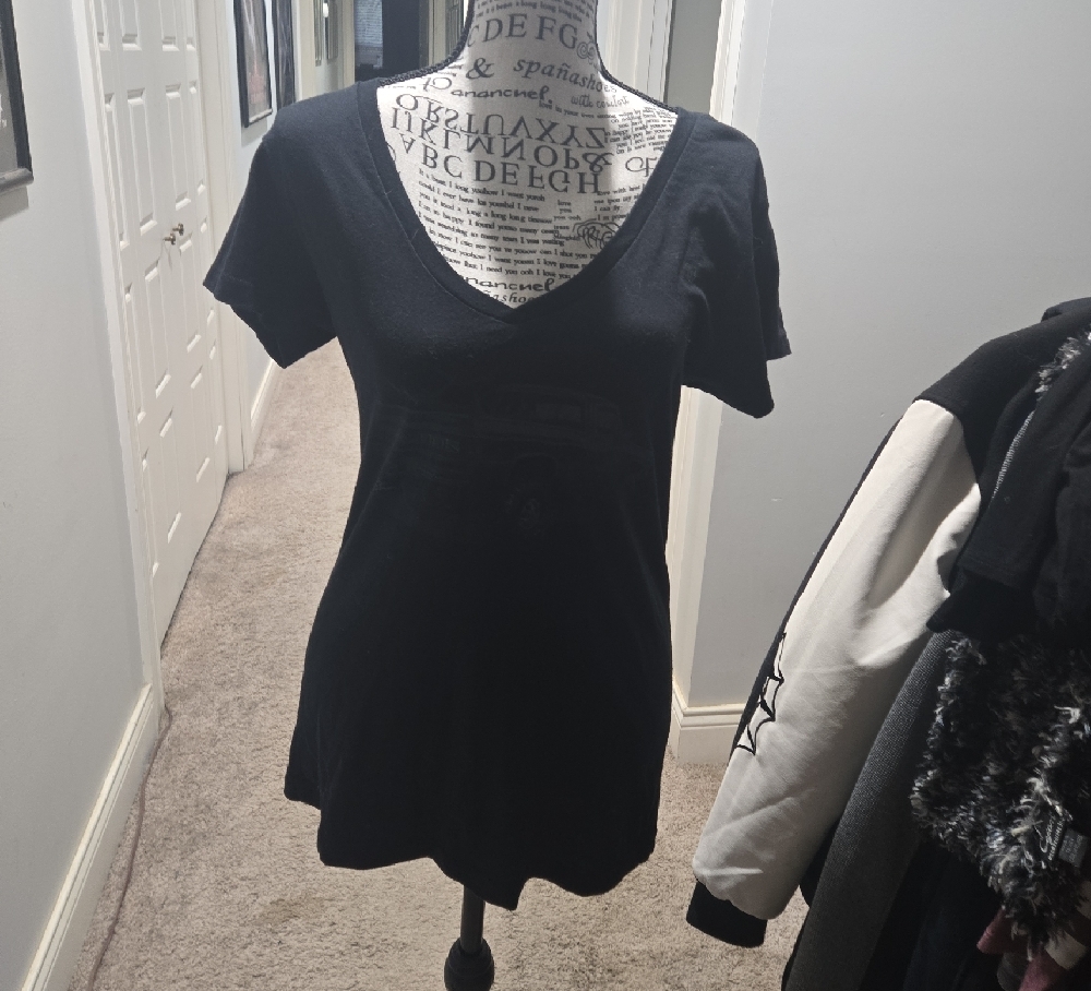 Huk Black V-Neck T-Shirt